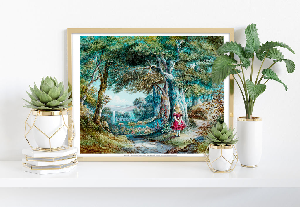 Alice In Wonderland - Garden - 11X14inch Premium Art Print