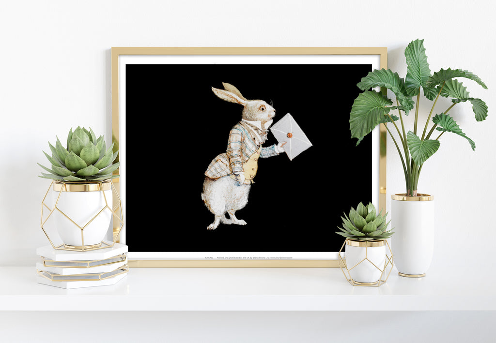 Alice In Wonderland - White Rabbit - Premium Art Print