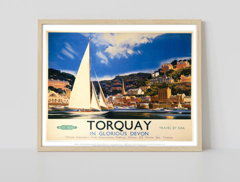 Torquay - In Glorious Devon - 11X14inch Premium Art Print