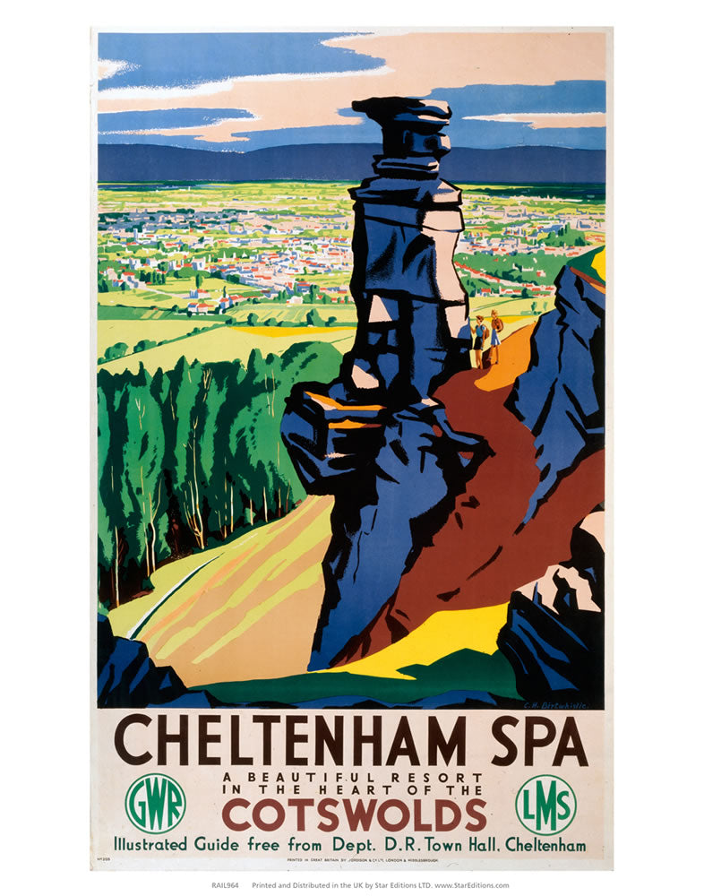 Cheltenham Spa - Beautiful resort in the heart of the cotswolds 24" x 32" Matte Mounted Print
