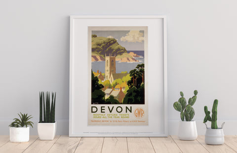 Devon - Glorious Devon Gwr - 11X14inch Premium Art Print