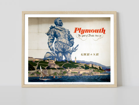 Spirit Of Drake Lives On - GWR And Southern Rail Art Print