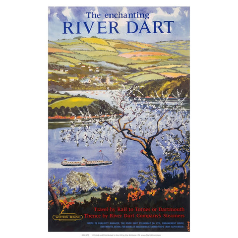 Enchanting River Dart 24" x 32" Matte Mounted Print