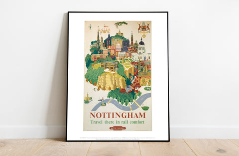 Nottingham British Railways, 1953 - 11X14inch Premium Art Print