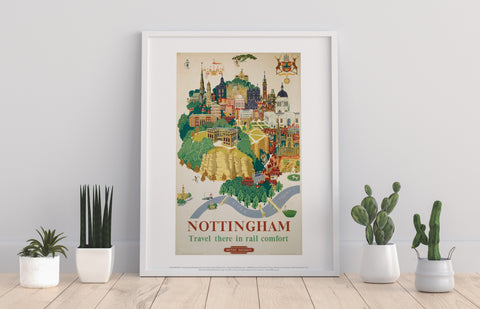 Nottingham British Railways, 1953 - 11X14inch Premium Art Print