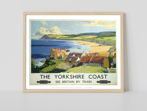 The Yorkshire Coast - Robin Hood's Bay - Premium Art Print