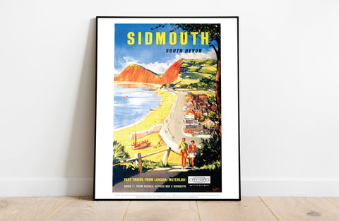 Sidmouth, South Devon - 11X14inch Premium Art Print