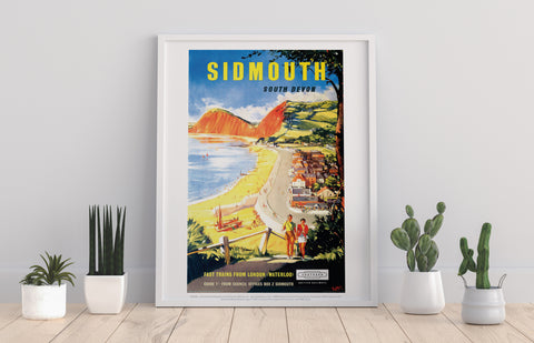 Sidmouth, South Devon - 11X14inch Premium Art Print