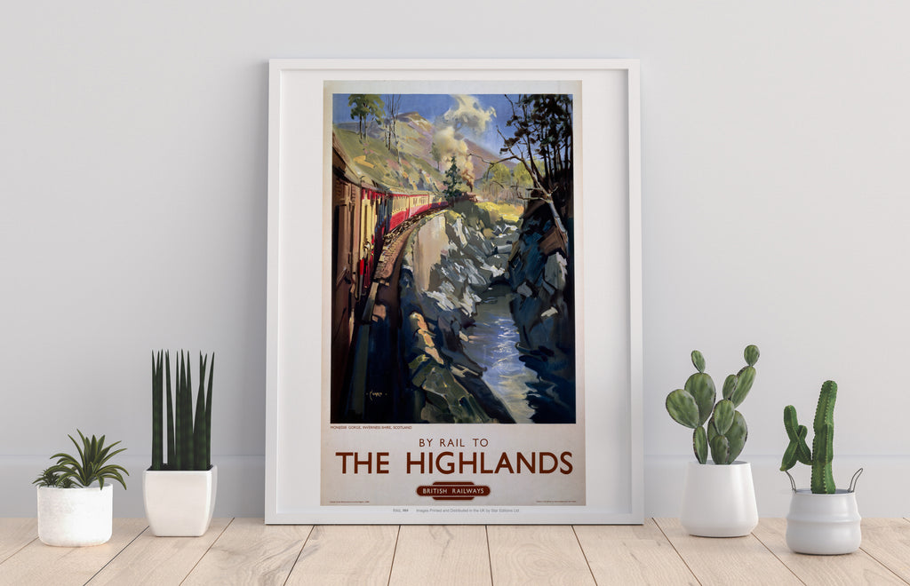 By Rail To The Highlands - 11X14inch Premium Art Print