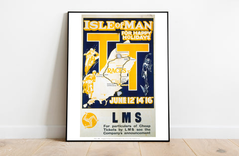 Isle Of Man For Happy Holidays - Races - Premium Art Print