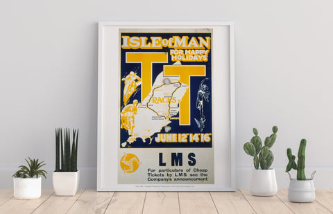 Isle Of Man For Happy Holidays - Races - Premium Art Print