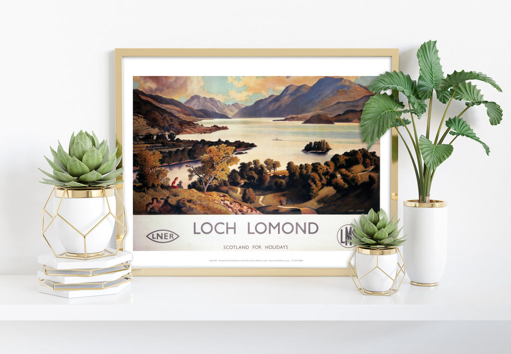 Loch Lomond, Scotland For Holidays - Premium Art Print