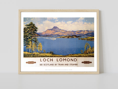 Loch Lomond, See Scotland By Train And Steamer - Art Print