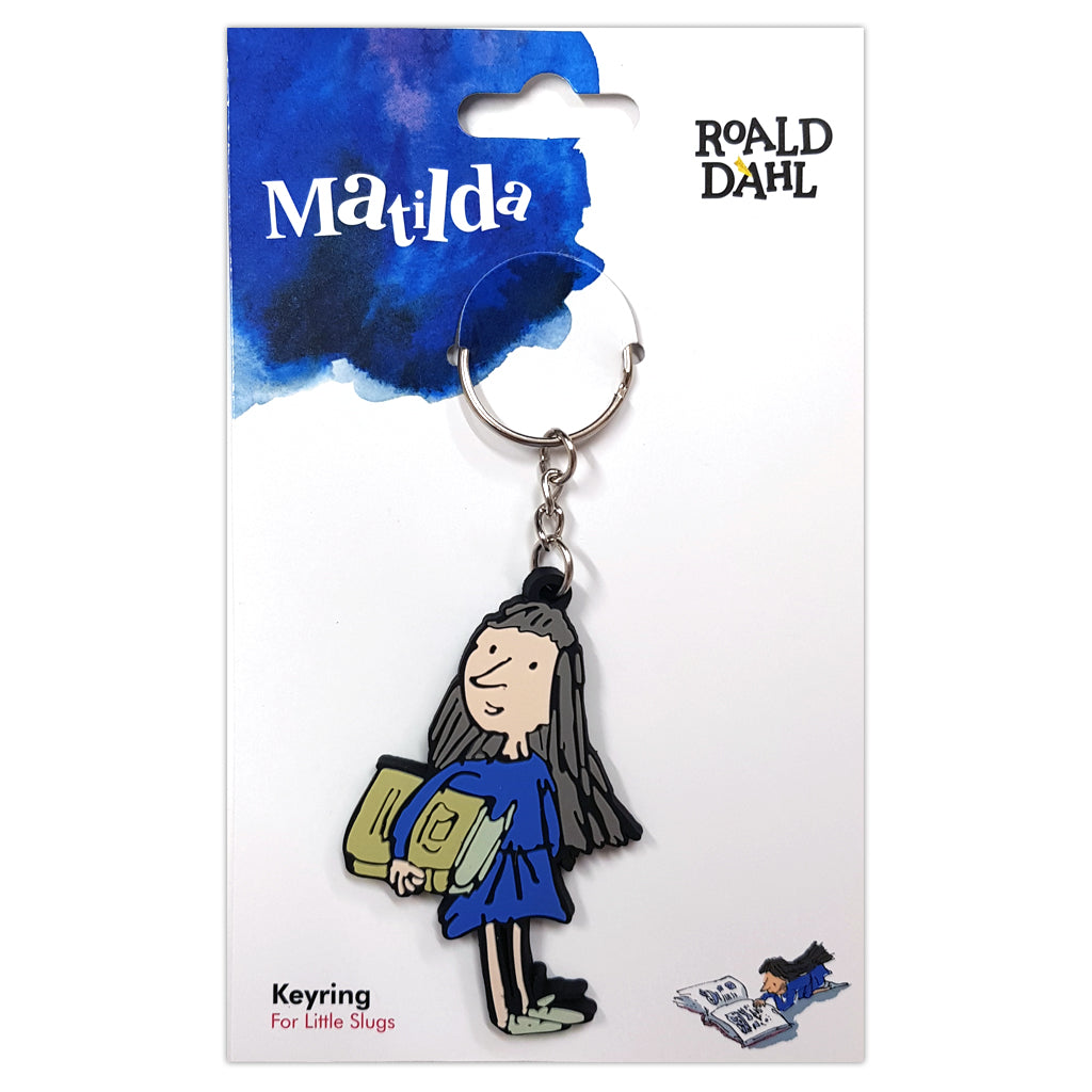 RDMATRUBBERKEYRING: Roald Dahl Matilda Rubber Keyring