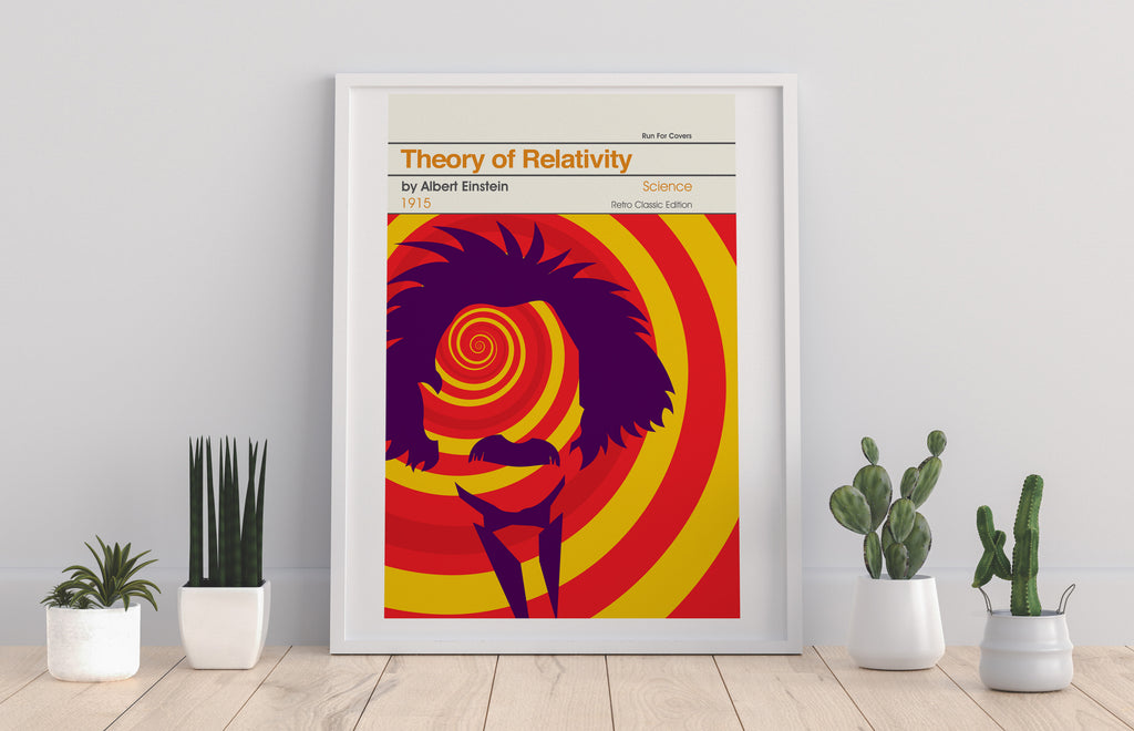 Albert Einstein- Theory Of Relativity - Premium Art Print