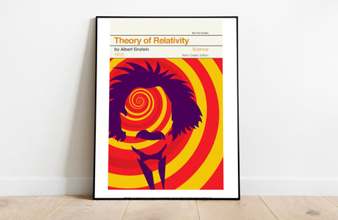 Albert Einstein- Theory Of Relativity - Premium Art Print