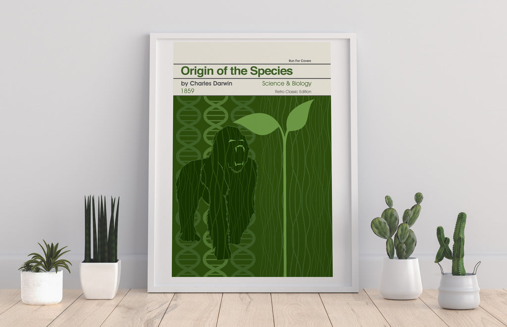 Charles Darwin- Origin Of The Species - Premium Art Print