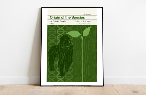 Charles Darwin- Origin Of The Species - Premium Art Print