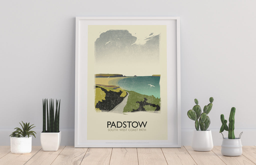 Padstow - South West Coast Path - 11X14inch Premium Art Print
