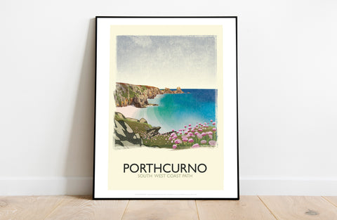 Porthcurno- South West Coast Path - 11X14inch Premium Art Print