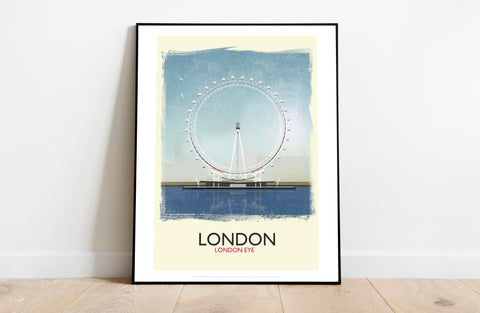 London - London Eye - 11X14inch Premium Art Print