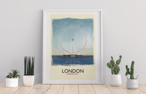 London - London Eye - 11X14inch Premium Art Print