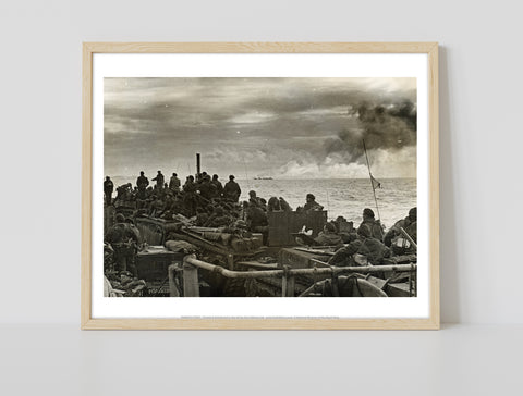 Ww2 Photo (Soldiers In Tanks) - 11X14inch Premium Art Print