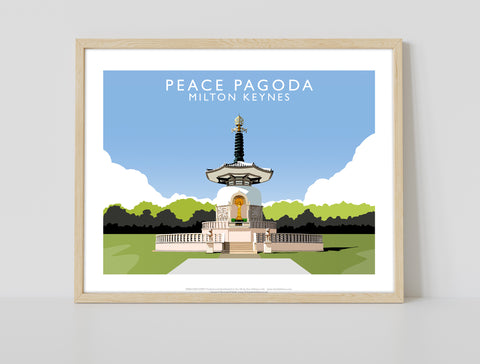 Peace Pagoda, Milton Keynes- Richard O'Neill Art Print