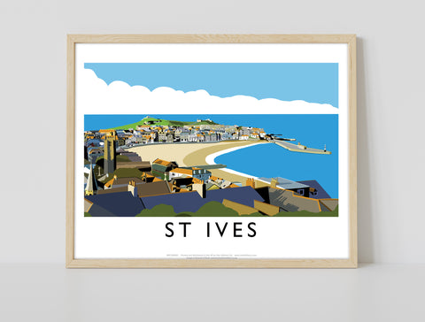 St Ives By Artist Richard O'Neill - 11X14inch Premium Art Print