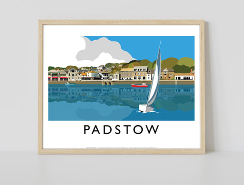 Padstow By Artist Richard O'Neill - 11X14inch Premium Art Print