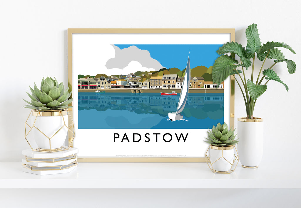 Padstow By Artist Richard O'Neill - 11X14inch Premium Art Print