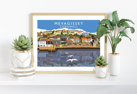 Mevagissey, Cornwall By Artist Richard O'Neill - Art Print