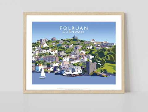 Polruan, Cornwall By Artist Richard O'Neill - Art Print