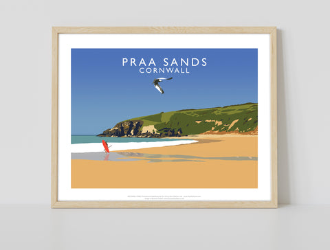 Praa Sands, Cornwall By Artist Richard O'Neill - Art Print