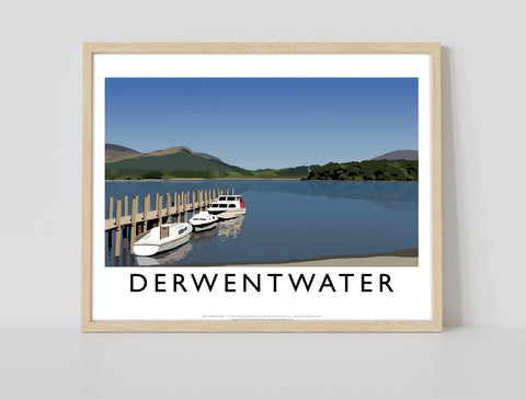 Derwentwater By Artist Richard O'Neill - Premium Art Print