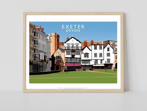 Exeter, Devon By Artist Richard O'Neill - Premium Art Print