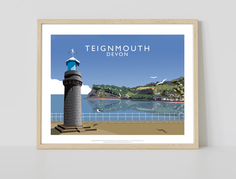 Teignmouth, Devon By Artist Richard O'Neill - Art Print