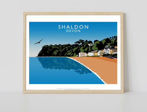 Shaldon, Devon By Artist Richard O'Neill - 11X14inch Premium Art Print