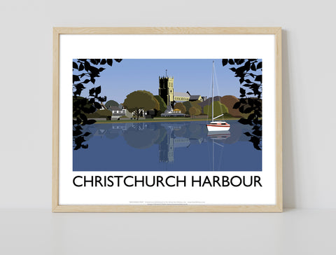 Christchurch Harbour By Artist Richard O'Neill - Art Print