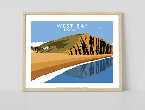 West Bay, Dorset By Artist Richard O'Neill - Art Print