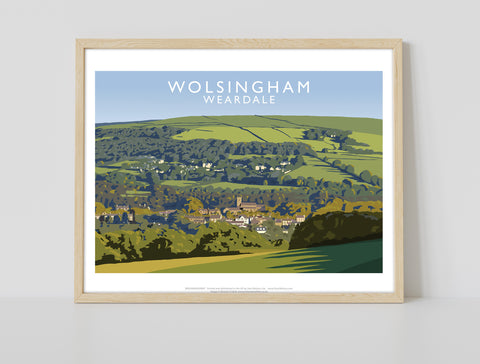 Wolsingham, Weardale By Artist Richard O'Neill - Art Print