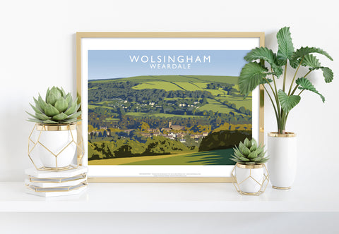 Wolsingham, Weardale By Artist Richard O'Neill - Art Print