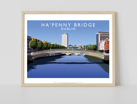 Ha'Penny Bridge, Dublin By Artist Richard O'Neill Art Print