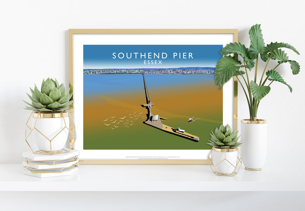Southend Pier, Essex By Artist Richard O'Neill - Art Print