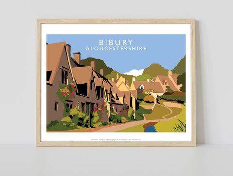 Bibury, Gloucestershire By Artist Richard O'Neill Art Print