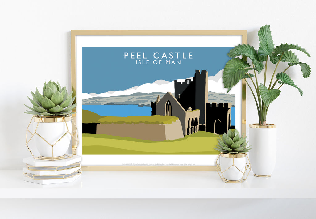 Peel Castle, Isle Of Man By Artist Richard O'Neill Art Print