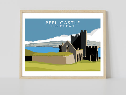 Peel Castle, Isle Of Man By Artist Richard O'Neill Art Print