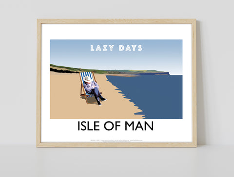 Lazy Days, Isle Of Man By Artist Richard O'Neill Art Print