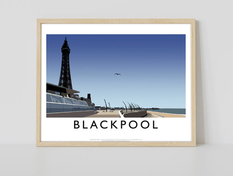 Blackpool By Artist Richard O'Neill - Premium Art Print