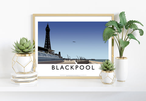 Blackpool By Artist Richard O'Neill - Premium Art Print